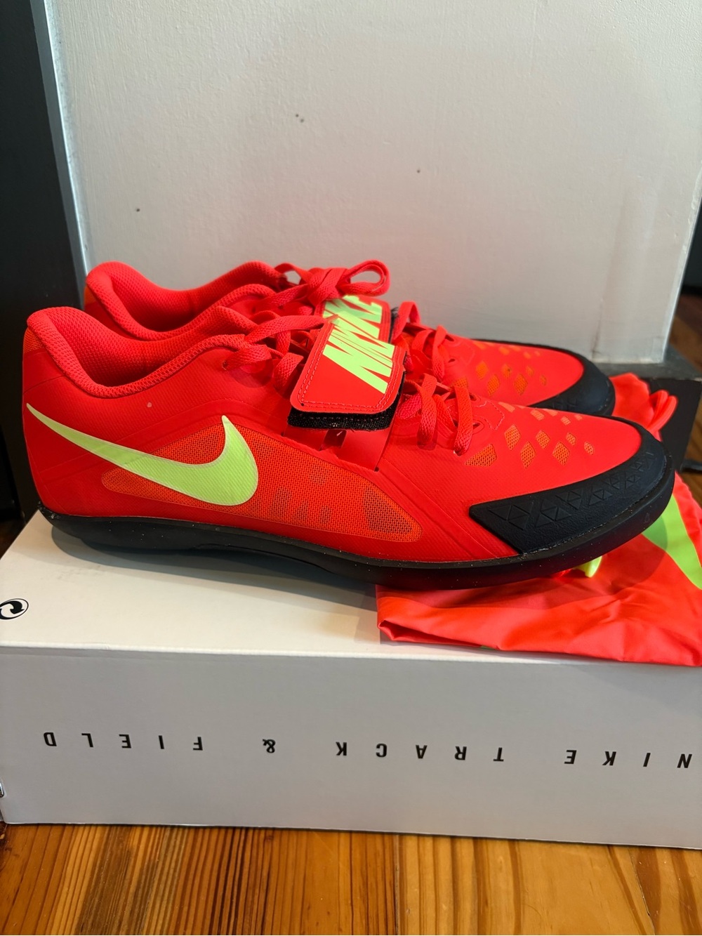 Nike Zoom Rival SD 2 Rotational Throwing Shoes Crimson FZ9665-600 Men's 9.5 NEW